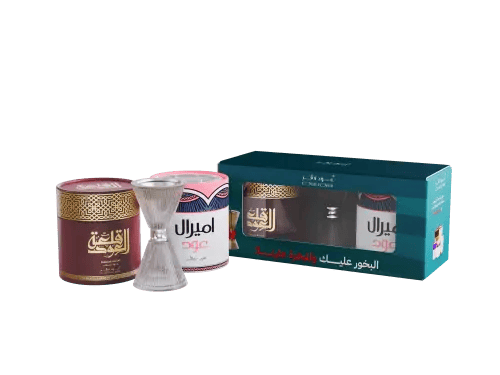 مجموعة بخور + مبخرة هدية