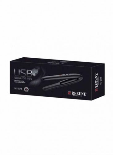 Rechargeable Hair Straightener أسود