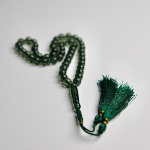 سبحة بكلايـت كركوشة أخضر