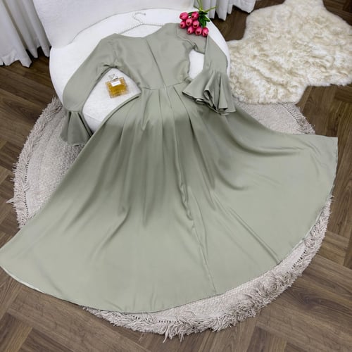 فستان سهره ناعم كلوش