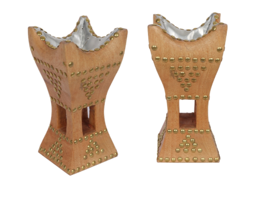 مبخره خشب هندي شكل حايلي S مقاس 25سم