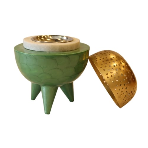 مبخرة كلاسي صغير أخضر