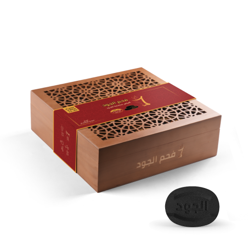 فحم الجود البيضاوي سريع الاشتعال اسود مخصص للعود ب...