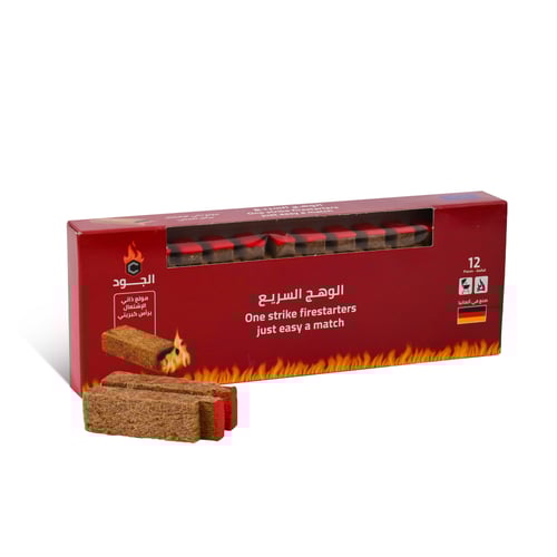 مولع ألماني برأس كبريتي ( الــوهج السريع ) 12 قطعة