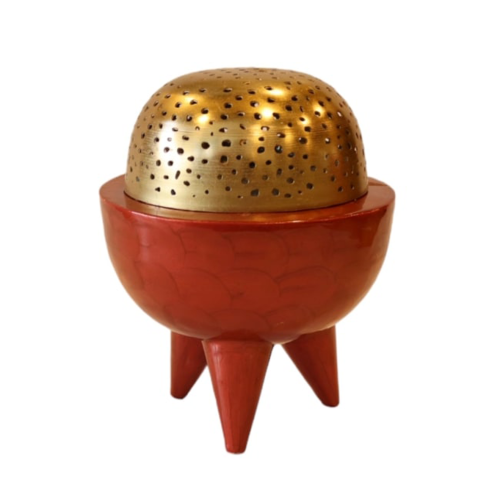 مبخرة كلاسي صغير أحمر