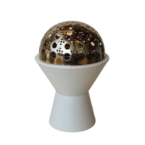 مبخرة راتان كاب أبيض