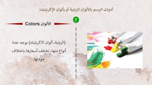 مادة الفنون - ثاني ثانوي