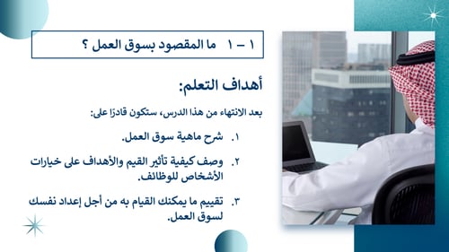 المعرفة المالية اول ثانوي