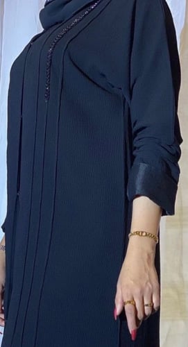 عبايه قماش زوم +طرحه