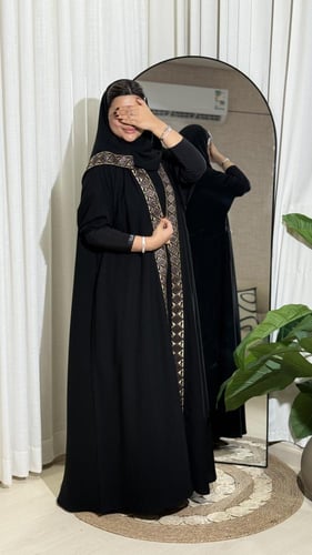 عباية ديم + طرحه