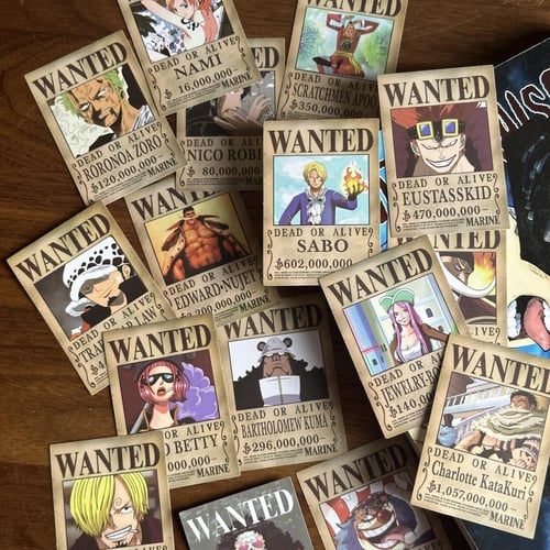 Stickers | ملصقات المطلوبين ون بيس