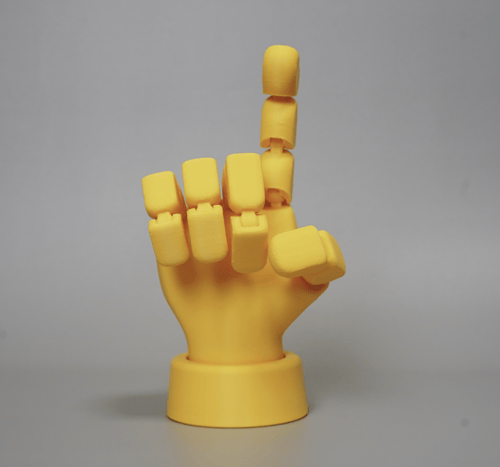 3D | اليد المتحركه