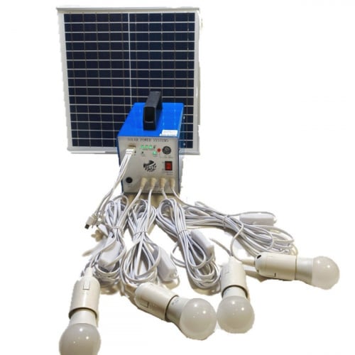 منظومة إدارة طاقة شمسية 80W مع بطارية ليثيوم 12A