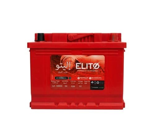 بطارية اليتو 55 امبير EFB ضمان 18 شهر هندي Elito D...