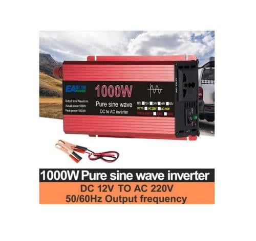 محول كهرباء من 12 فولت DC إلى 220 فولت AC طاقة موج...