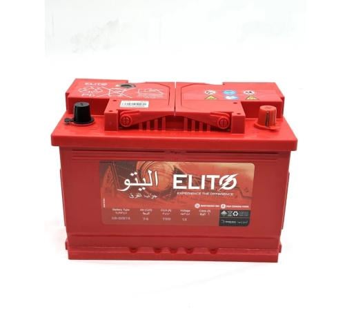 بطارية اليتو 74 امبير ضمان 15 شهر هندي ELITO DIN74...