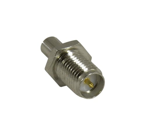 عدد 2 وصلة تحويل من مذكر TS9 إلى SMA مذكر