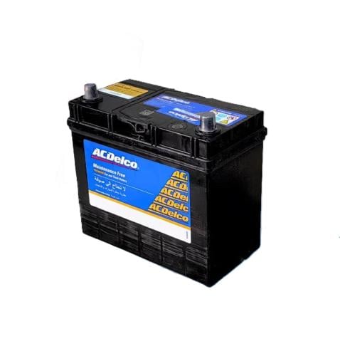 بطارية اي سي ديلكو 45 امبير ضمان سنة اصبع كبير AC...