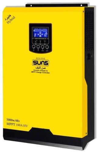 محول طاقة 5000 واط 120 امبير MPPT شاحن 48 فولت سن...