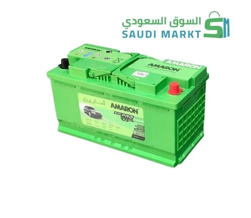 بطارية امارون 100 امبير ضمان سنة هندي AMARON DIN10...