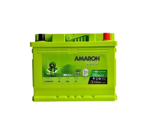 بطارية امارون 55 امبير EFB ضمان 16 شهر هندي AMARON...