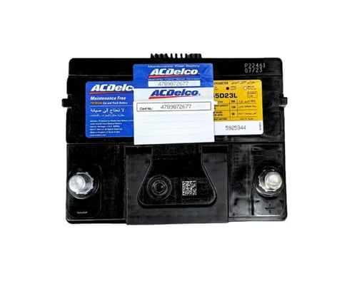 بطارية اي سي ديلكو 60 امبير سعودي ضمان سنة AC DELC...