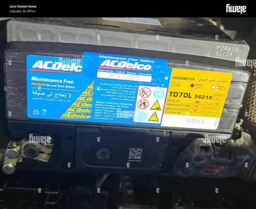 بطارية اي سي ديلكو 62 امبير سعودي ضمان سنة AC DELC...
