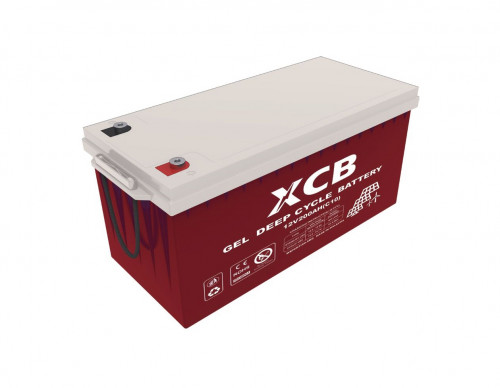 بطارية جل 200 امبير 12 فولت XCB ماليزي عريض شحن عم...