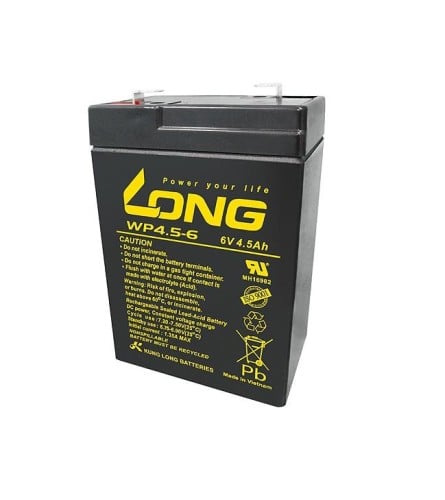 بطارية فيتنامي 4.5 امبير 6 فولت قابلة لاعادة الشحن...