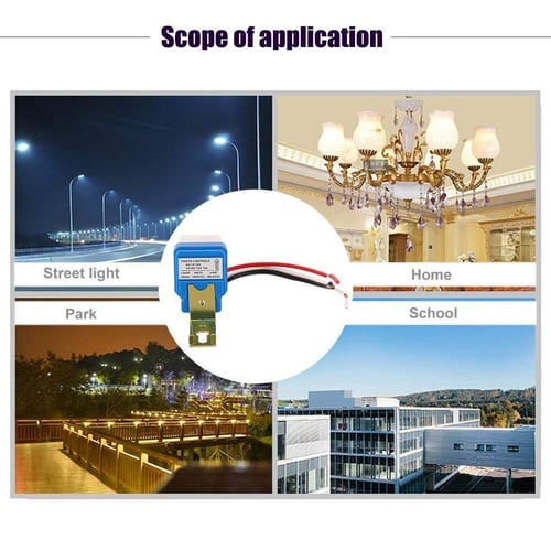 عدد 2 حساس ضوء خلية كهروضوئية جهد 220 فولت 50-60 ه...