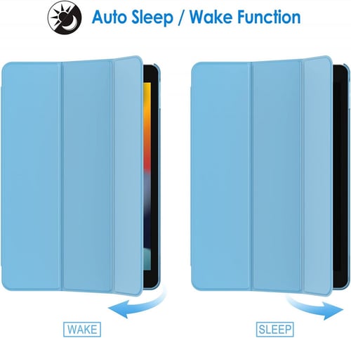 غطاء جراب حماية ابل ايباد 10.2 انش مع حامل قلم مسن...