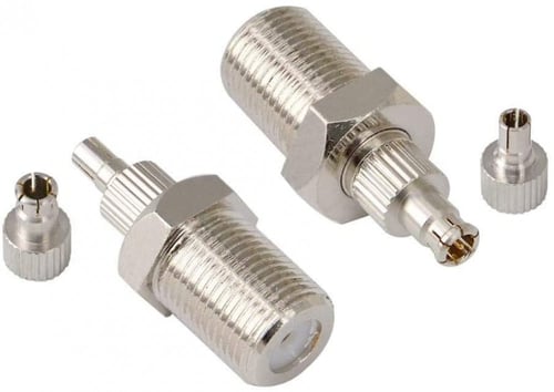 عدد 2 وصلة تحويل F الى TS9/CRC9