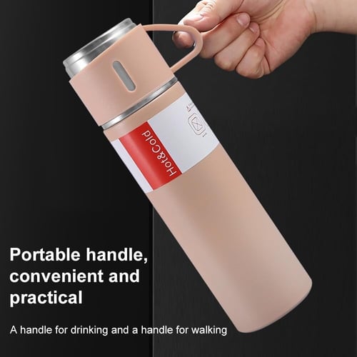 حافظة حرارة / برودة من الستانلس ستيل بسعة 500 مل م...