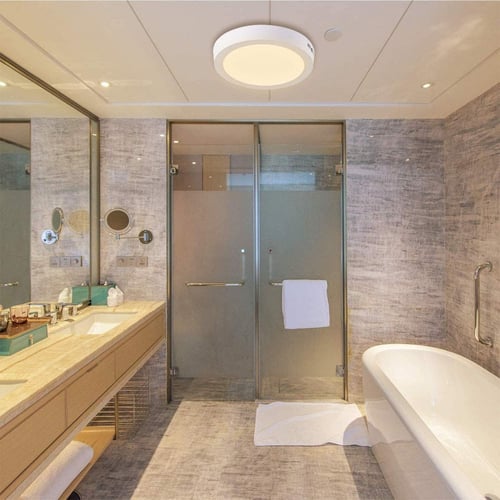 مصباح لد دائري بارز 50 شمعه 220فولت 50-60 هيرتز قط...