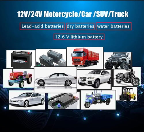 شاحن بطارية 12 24 فولت لبطاريات الليثيوم الى 100 أ...