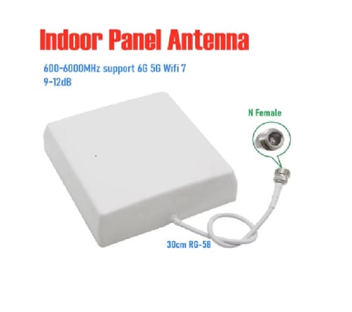 هوائي 5G , 4G , 3G داخلي جداري 9-12 دي بي للبث الد...