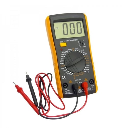 جهاز قياس فولتميتر رقمي بشاشة LCD متعدد المهام قيا...