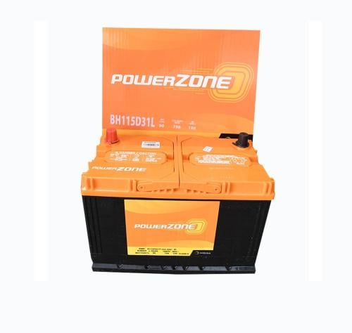 بطارية باور زون 90 امبير 12 فولت 115D31L ضمان 15 ش...