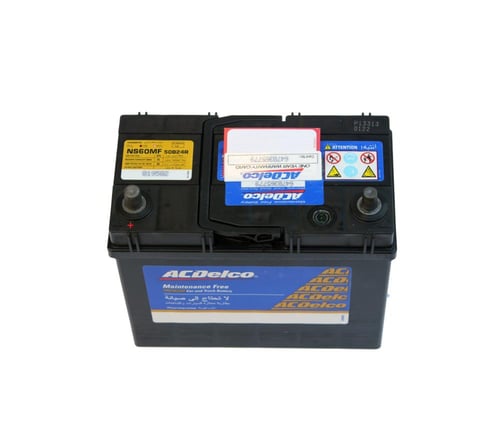 بطارية اي سي ديلكو 45 امبير ضمان سنة اصبع صغير AC...