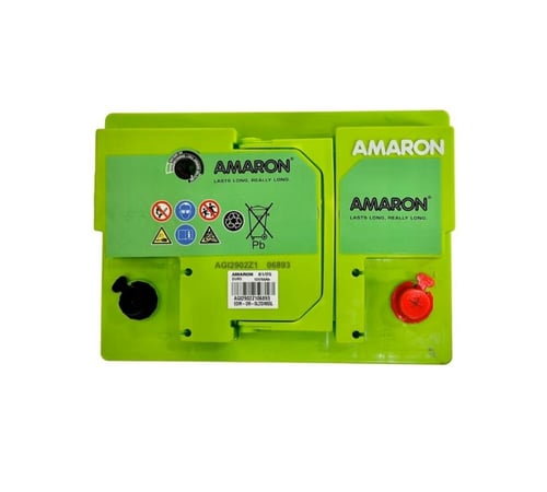 بطارية امارون 55 امبير EFB ضمان 16 شهر هندي AMARON...