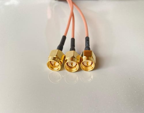 وصلة N مؤنث الى SMA مذكر 3 رؤوس لربط مودم راوتر