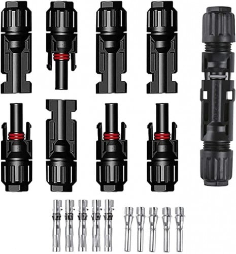 عدد 5 ازواج موصلات اسلاك كهروضوئية للوحة شمسية مقا...