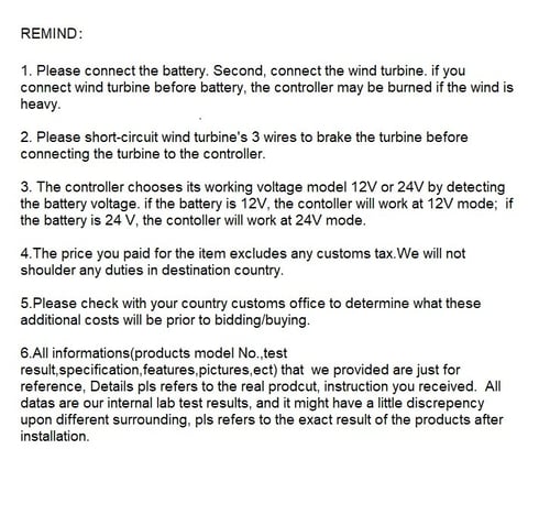 منظم شحن طاقة رياح 40 امبير 12/24 فولت 1000 وات بت...