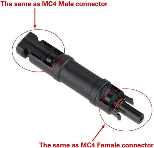 عدد 4 موصلات اسلاك كهروضوئية للوحة شمسية مقاوم للم...