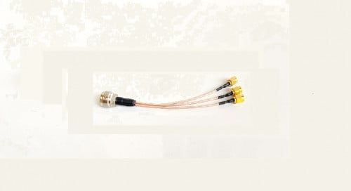 وصلة N مؤنث الى SMA مذكر 3 رؤوس لربط مودم راوتر