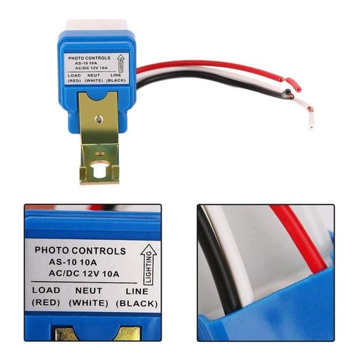 عدد 2 حساس ضوء خلية كهروضوئية جهد 220 فولت 50-60 ه...
