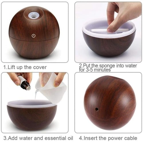 فواحة وملطف هواء للروائح العطرية تعمل بالموجات فوق...