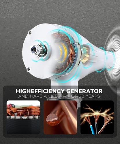 مولد كهرباء من الرياح 5 كيلو وات ساعه 120 كيلو وات...