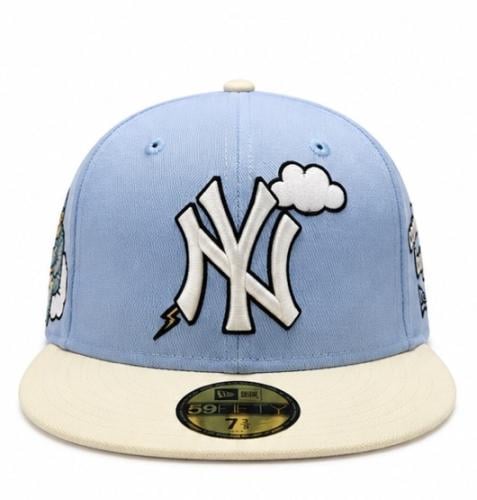 NY Baby blue Cap Locked