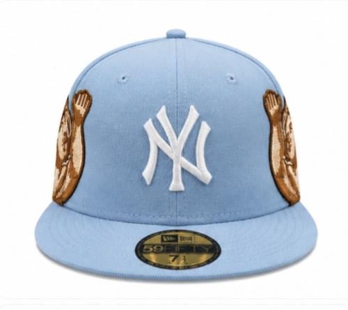 NY Baby blue Cap Locked